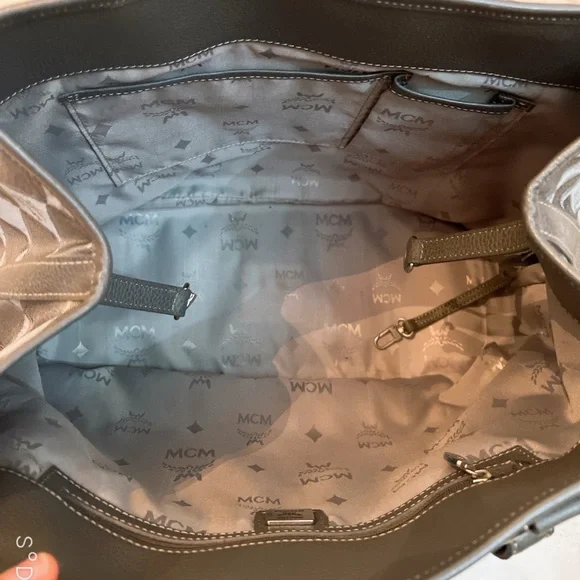 MCM Diamond print Tote